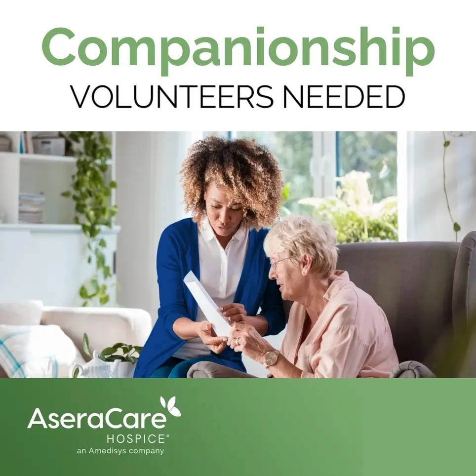 Hospice Companion Volunteer - Knox County, IN Area