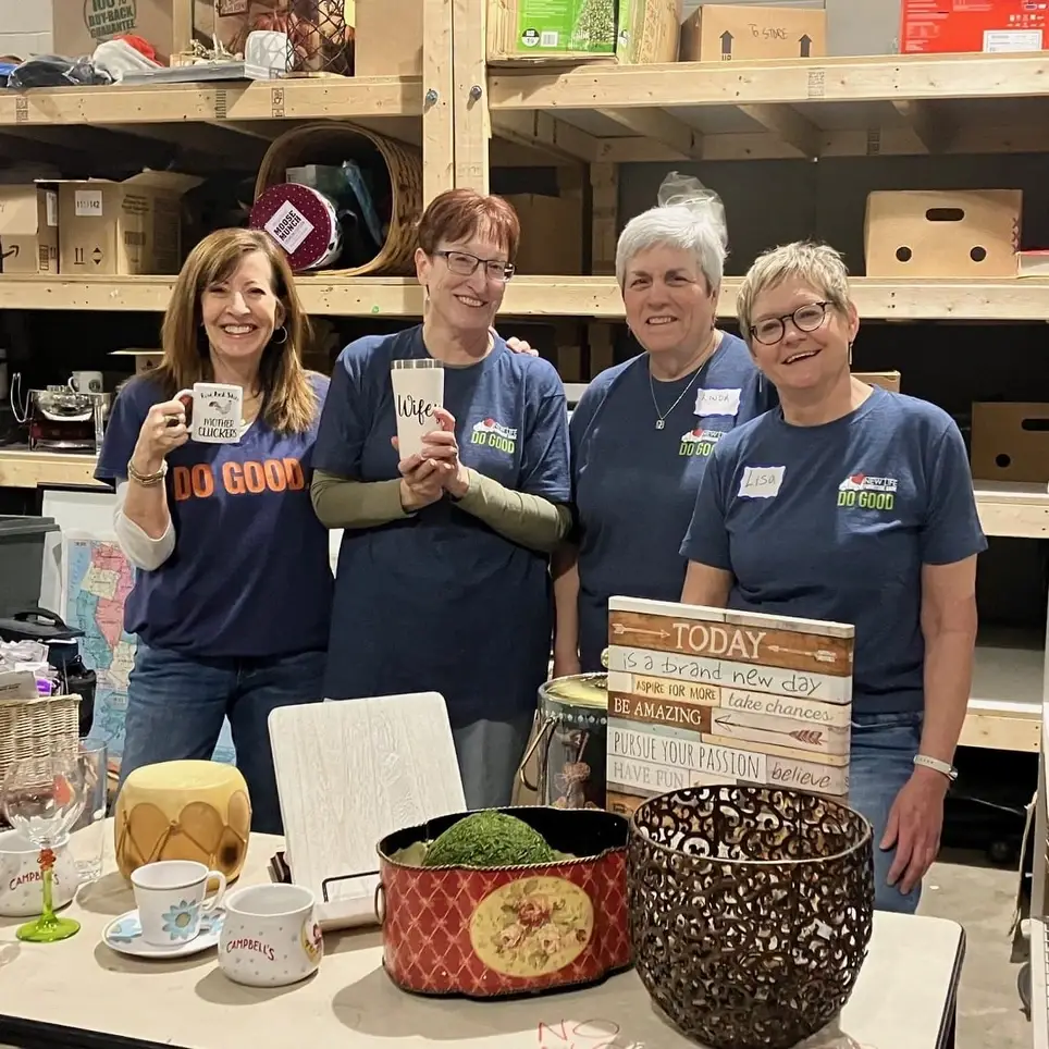 Volunteer in our thrift store- New Life Furniture Thrift Store