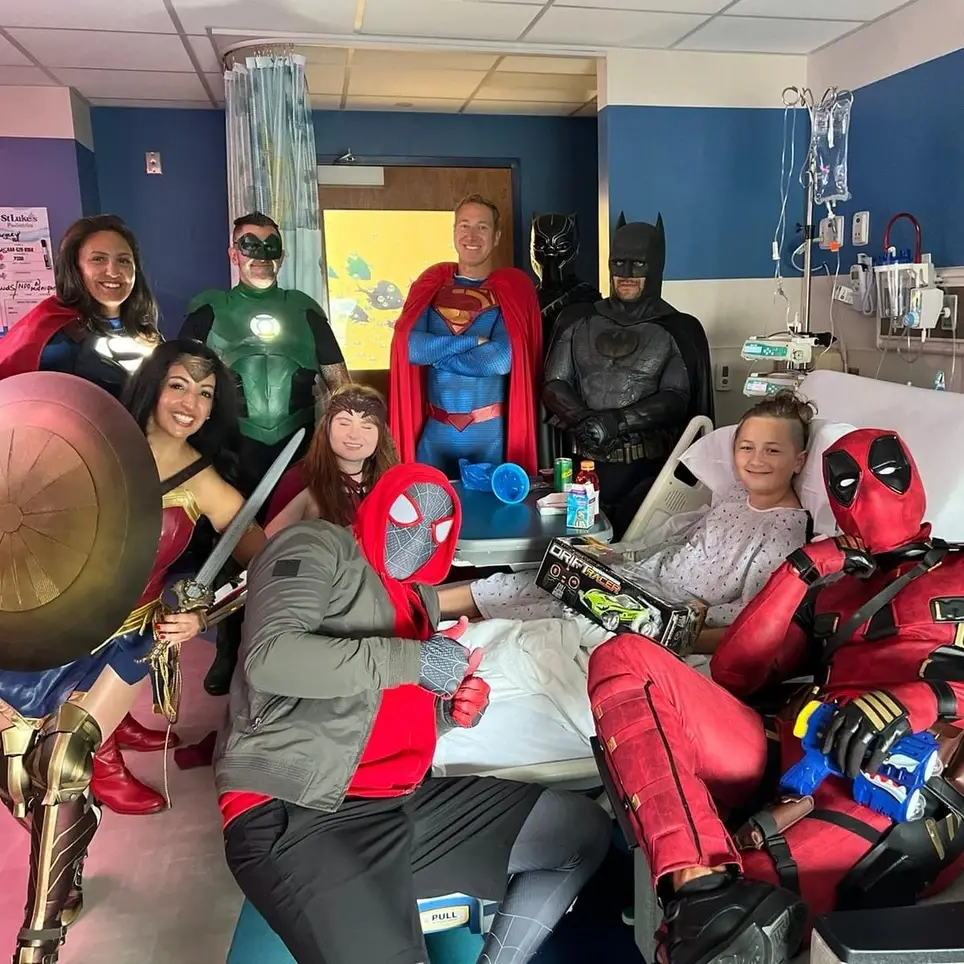 Volunteer Superhero for Kids in Need