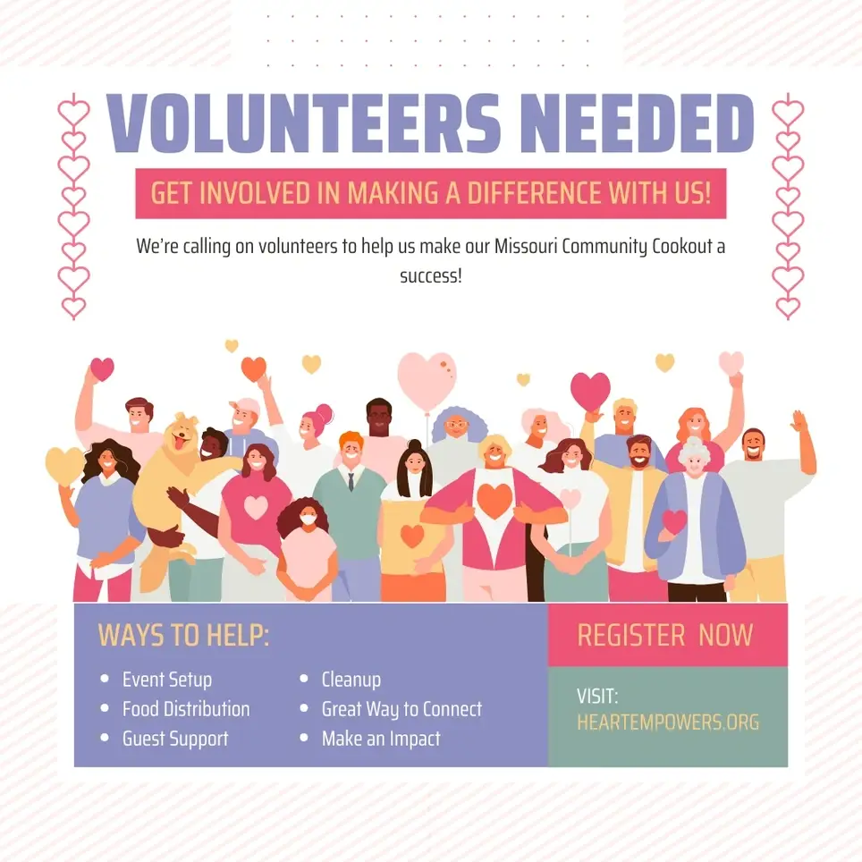 Volunteers Needed: Help Serve Families at a Community Cookout (Missouri)