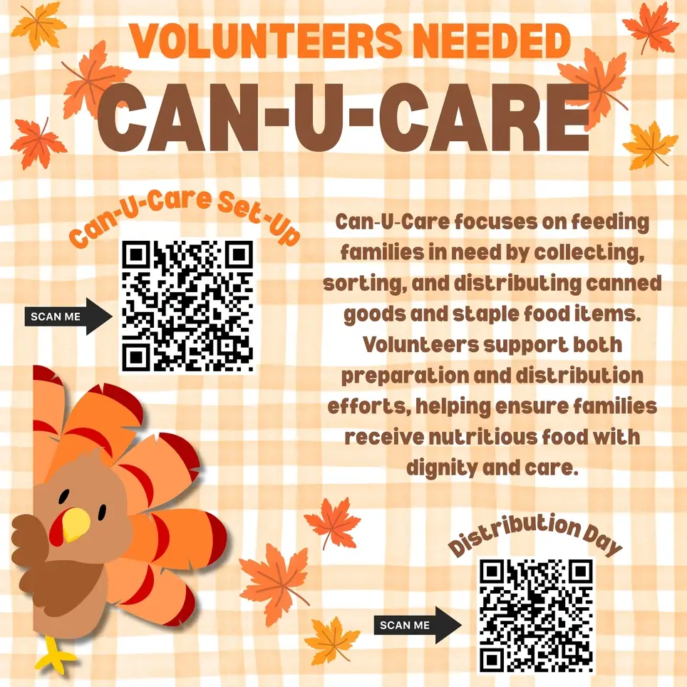 🦃 The Salvation Army: Can-U-Care Thanksgiving Drive (Community Service Hours Available!)