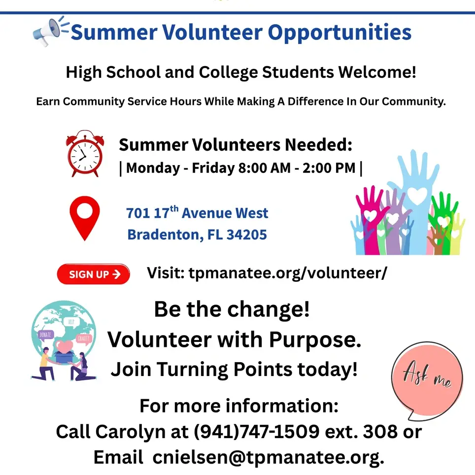 Summer Volunteer Opportunities