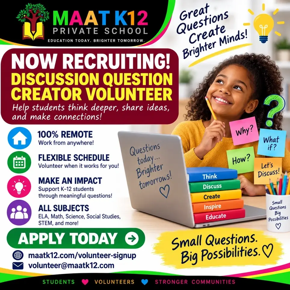 Remote Discussion Question Creator Volunteer