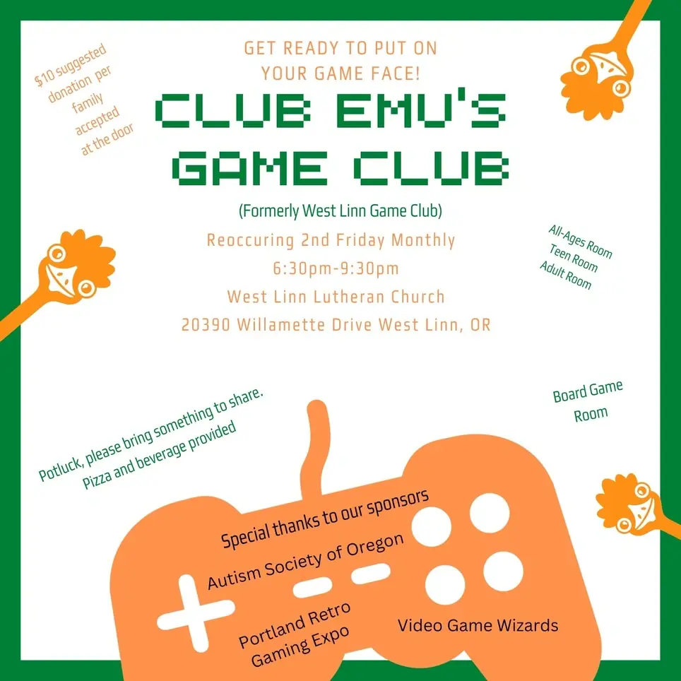 Got your game on? Help support Club EMU'S Game Club!