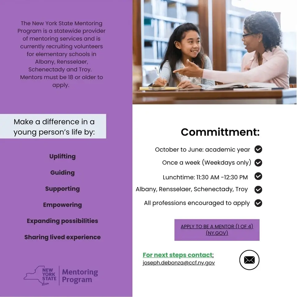 Become A Mentor to an Elementary School Student!