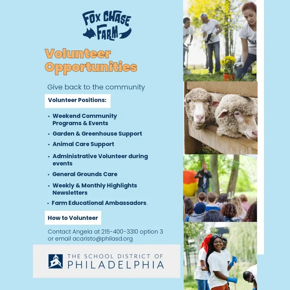 WEEKDAY AND SATURDAY EVENT VOLUNTEERS NEEDED