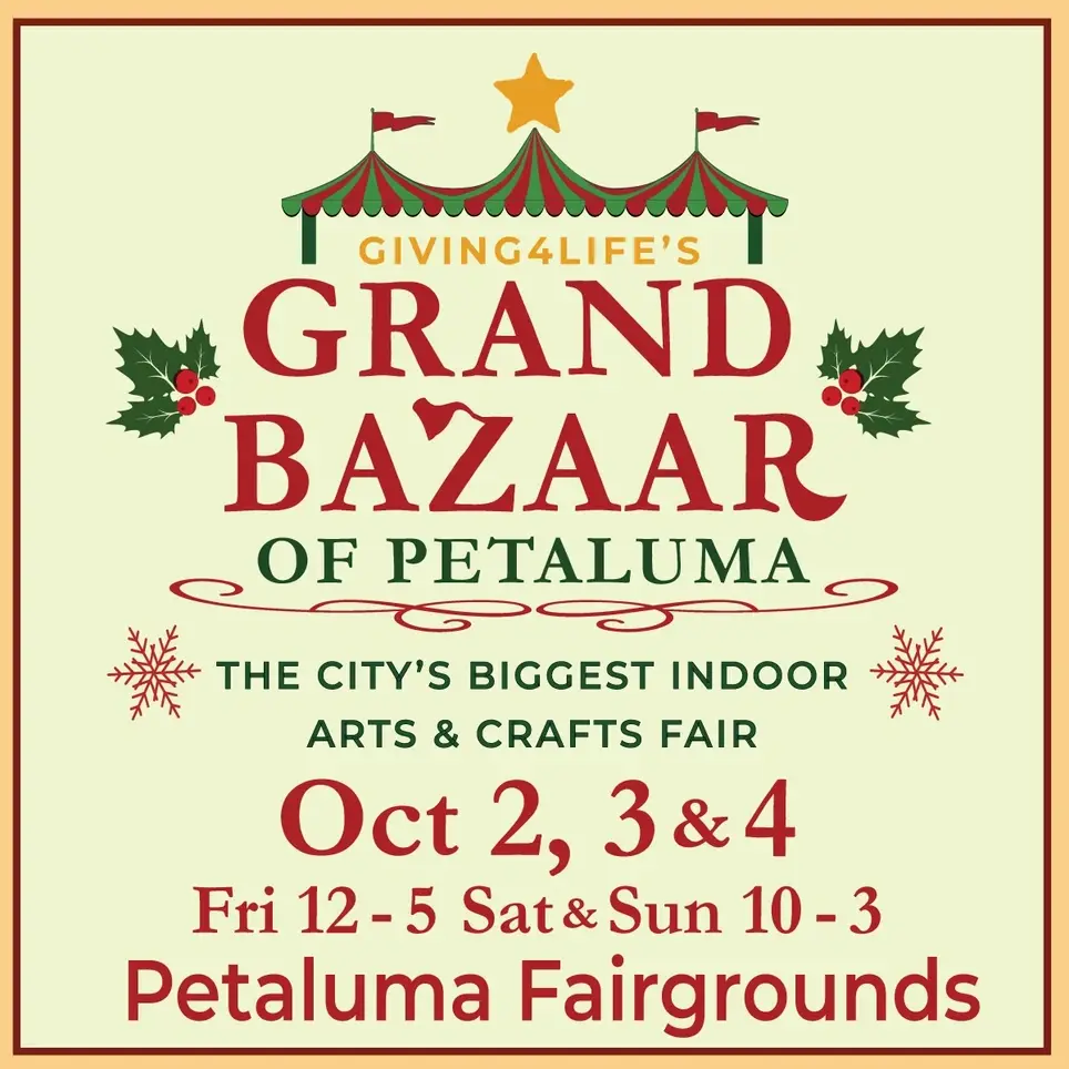 Volunteer at the Grand Bazaar of Petaluma - Oct 1-4, 2026