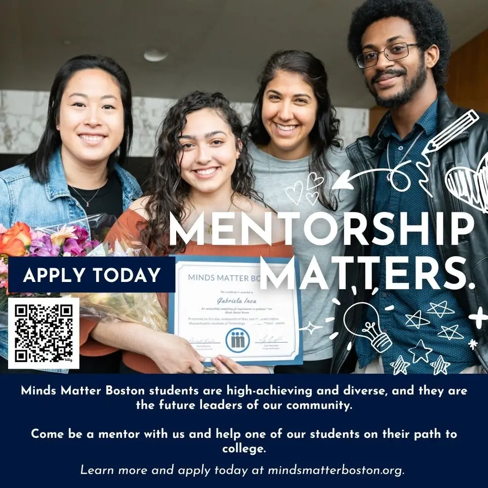 Become a mentor to a Boston student!