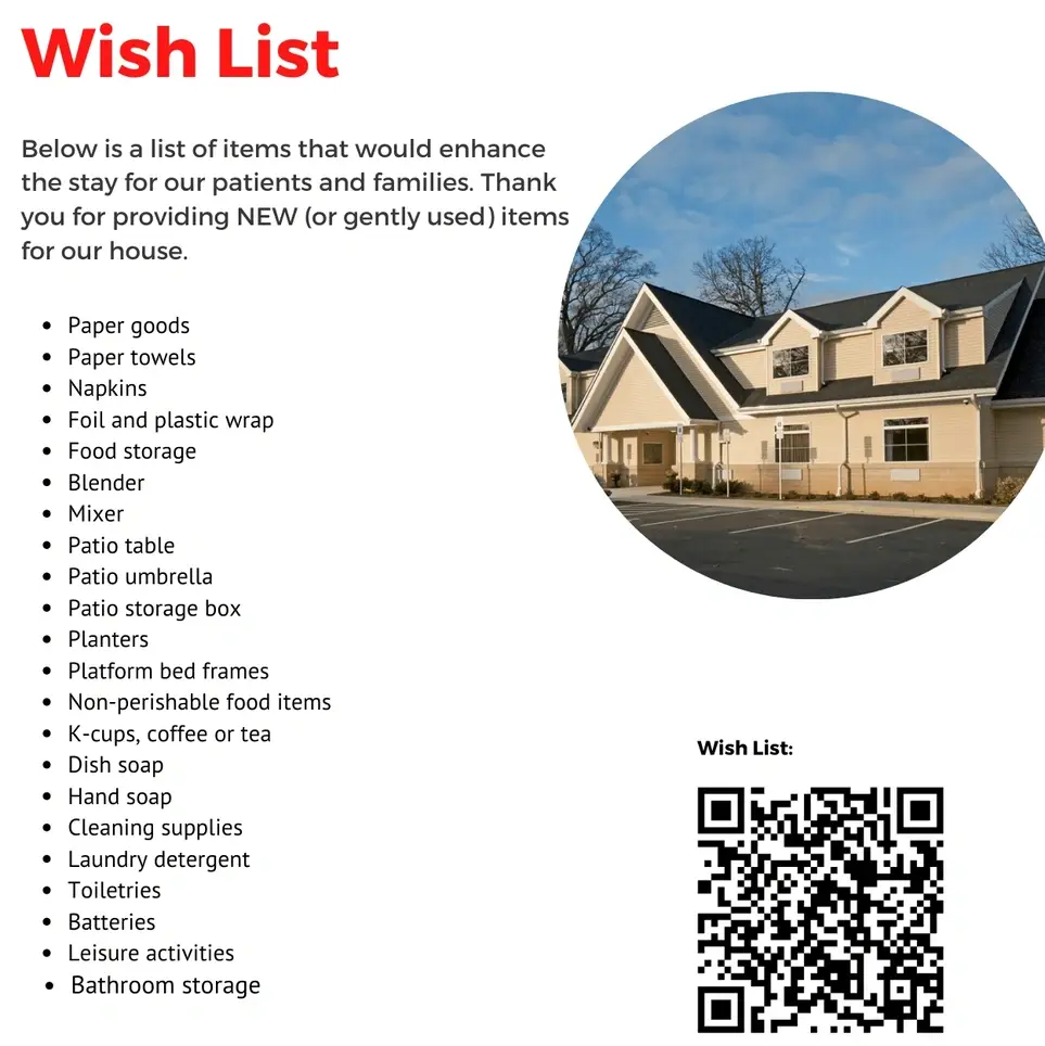 Wish Lists for Patients and Families