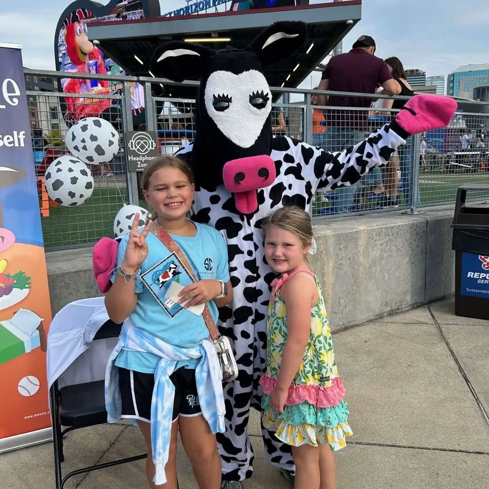 Mascot Moozie (the Kind Cow)!!!