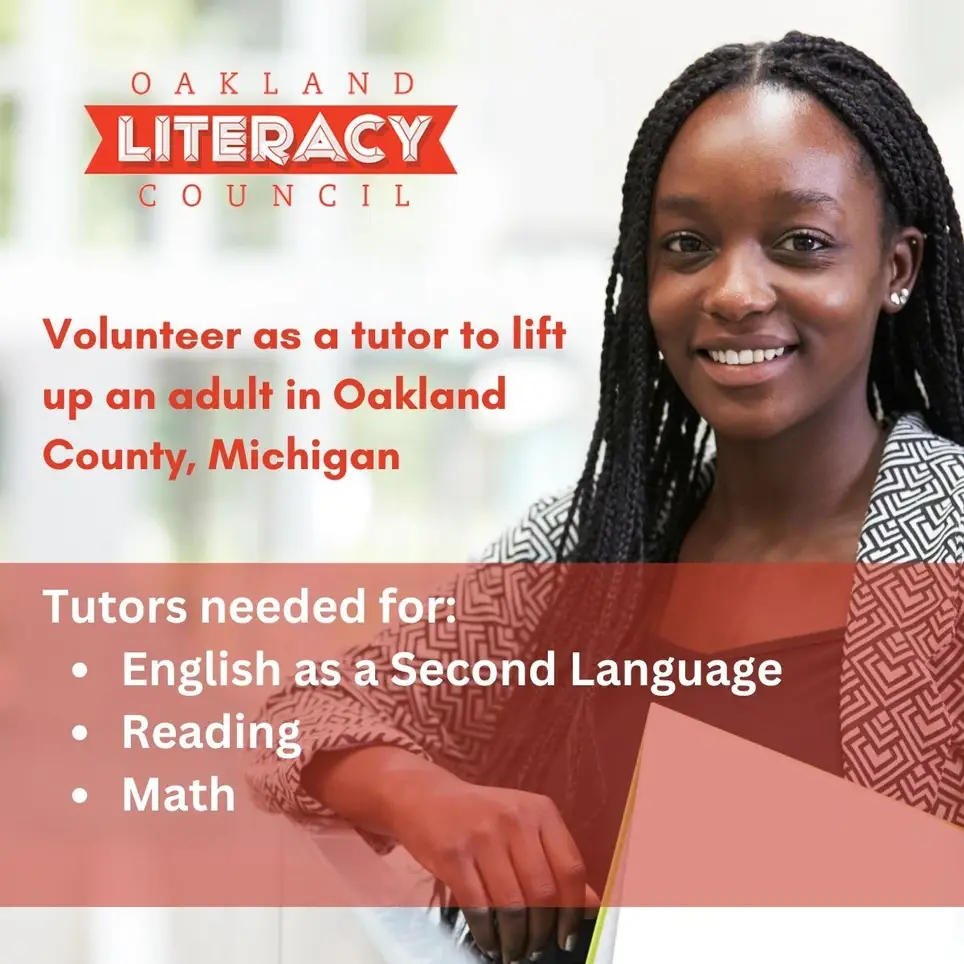 English Language Tutors Needed for Adult Learners