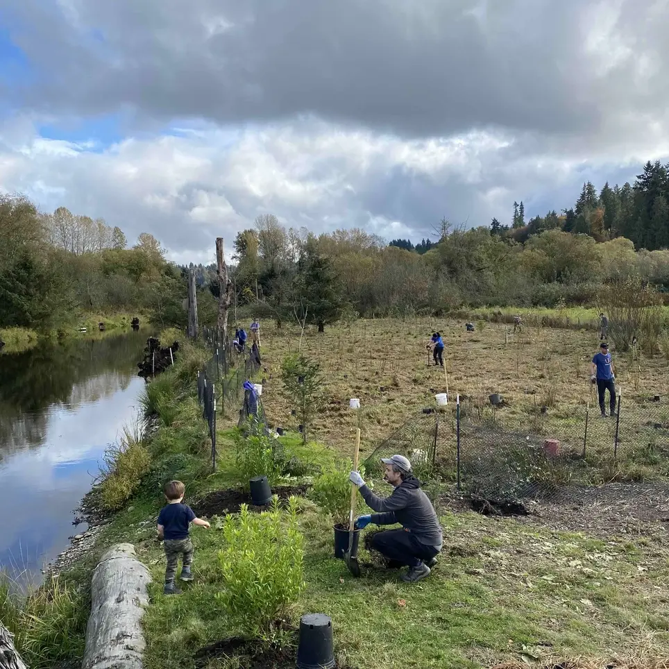 6/13 HABITAT RESTORATION Sno-King Watershed Council + Mid Sound (in Kenmore) - ƛ̕ax̌ʷadis Park