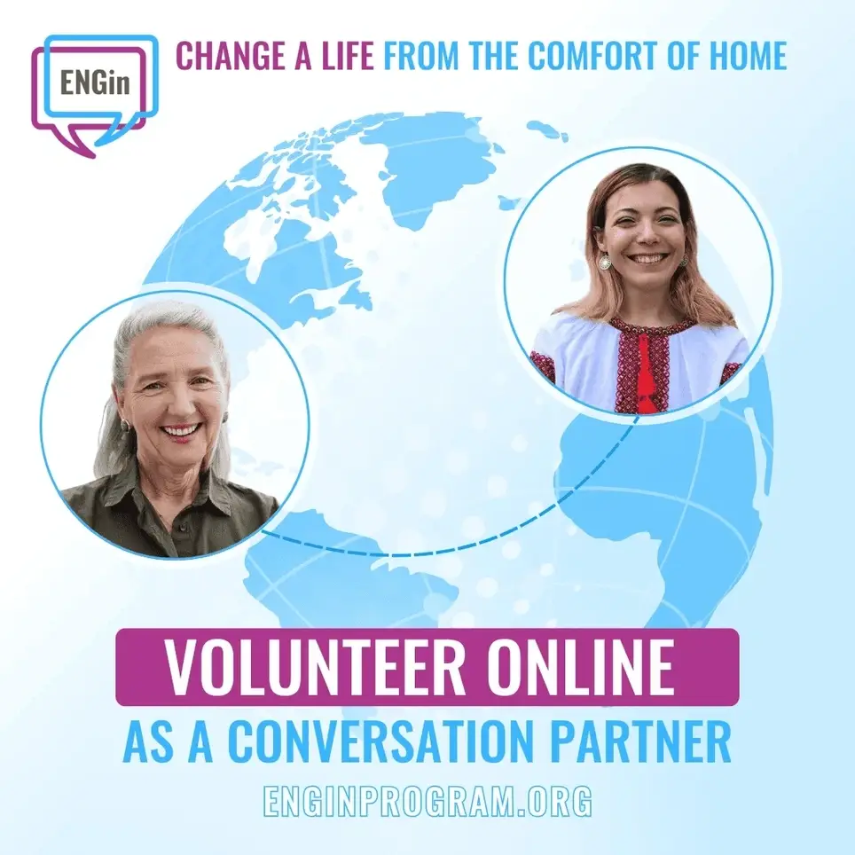 Volunteer Online as a Conversation Partner — Teen Volunteer Opportunity