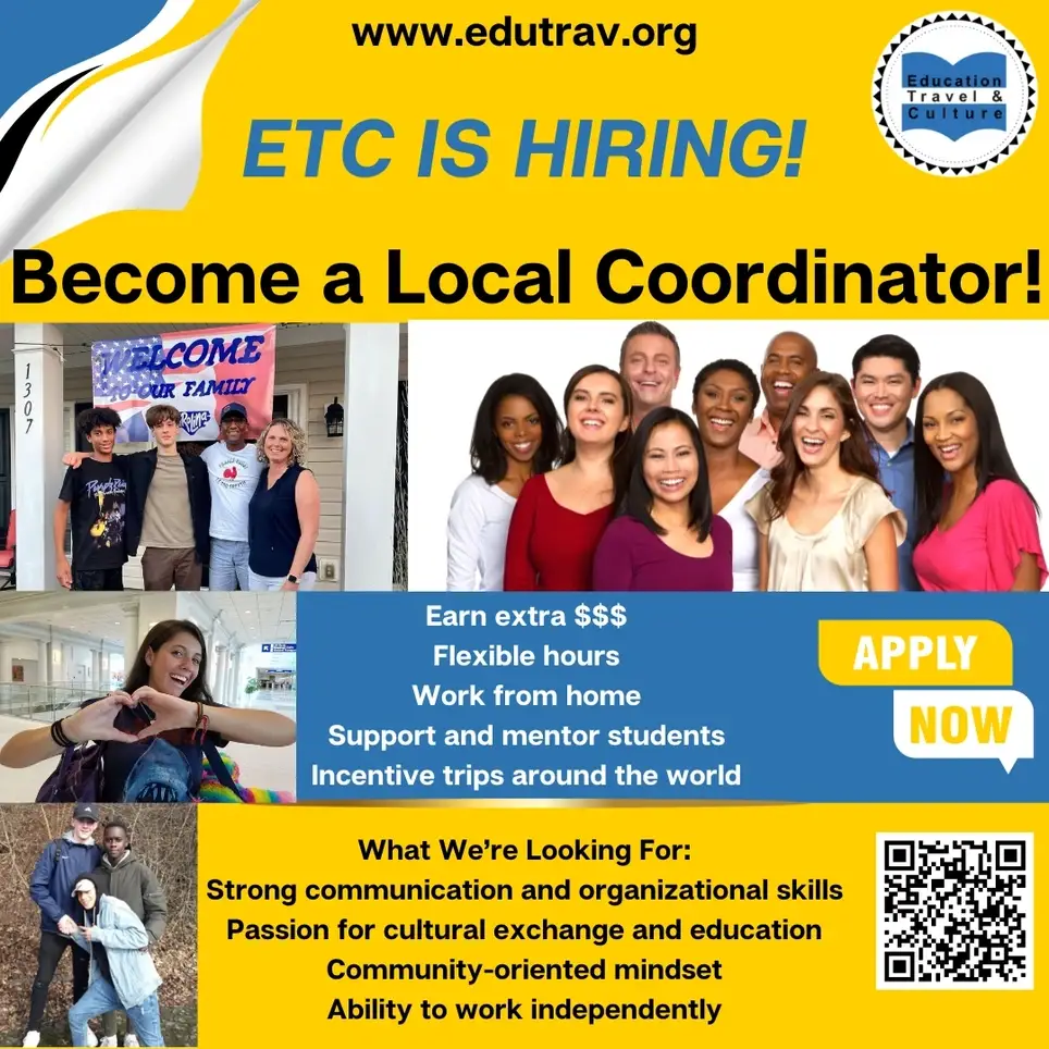 Make A Difference, College Station! - Local Coordinator to Exchange Students Needed!