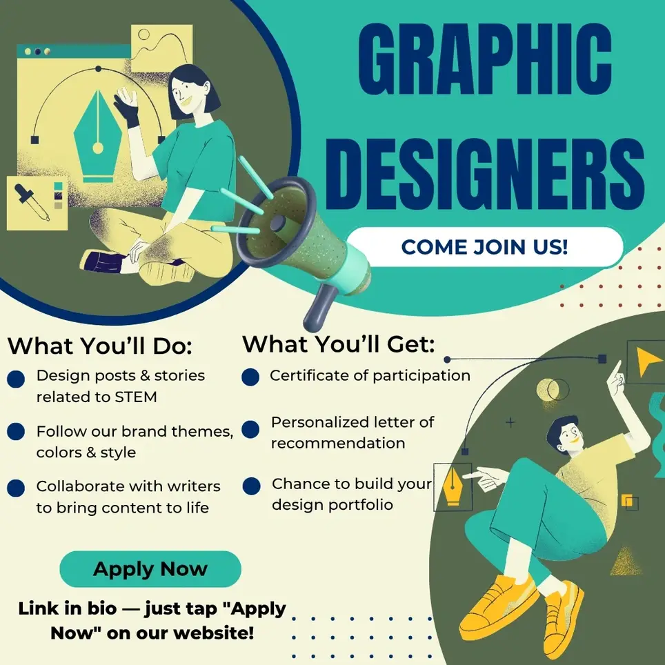 Copy of Volunteer Graphic Designer — SparkScope (Youth-Led STEM Org)