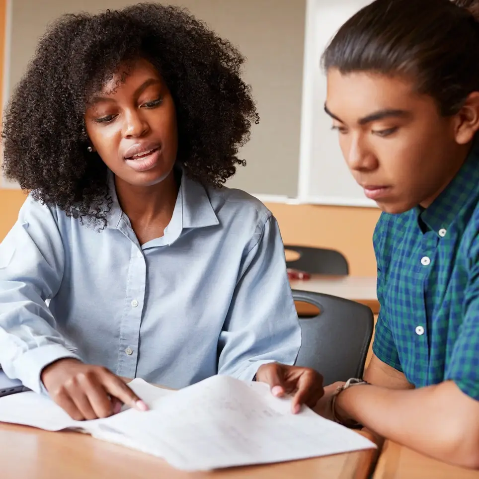 Provide academic support to after school club