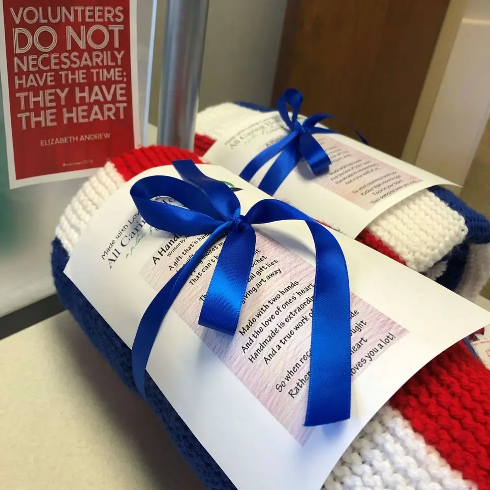 Generosity of Knitters Comfort Others