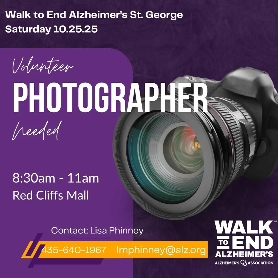 Volunteer Photographer - Walk to End Alzheimer's - St. George
