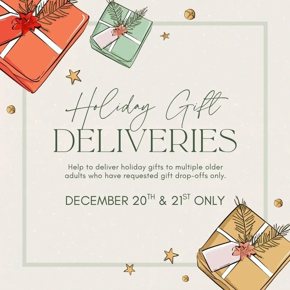 December 20th & 21st Holiday Gift Deliveries to SF Older Adults!