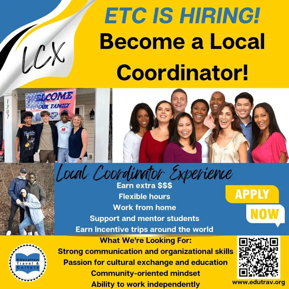 Make A Difference, Buffalo! - Local Coordinator to Exchange Students Needed!