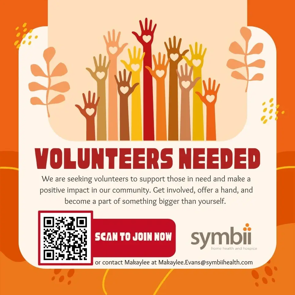 Become a Symbii Hospice Volunteer!