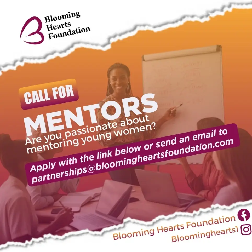 Call for Mentors: Support and Inspire Young Women with Blooming Hearts Foundation