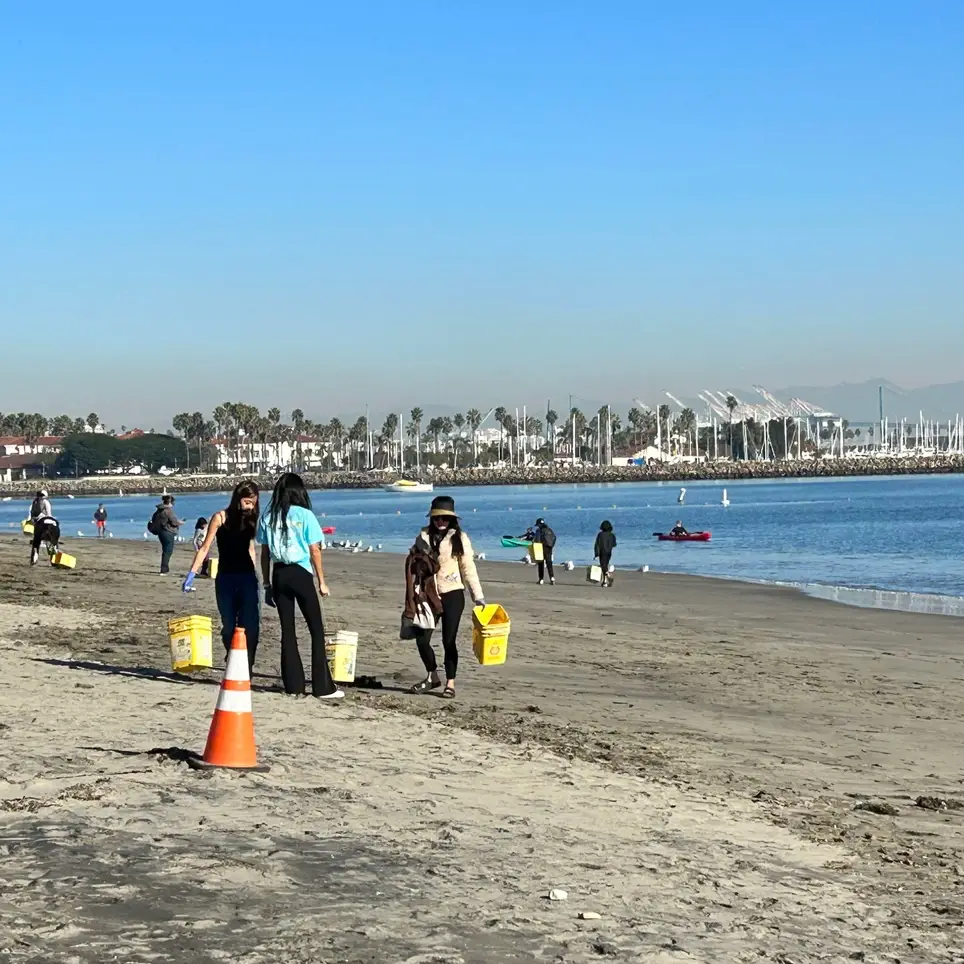 Beach Cleanup in San Pedro with Cabrillo Marine Aquarium
