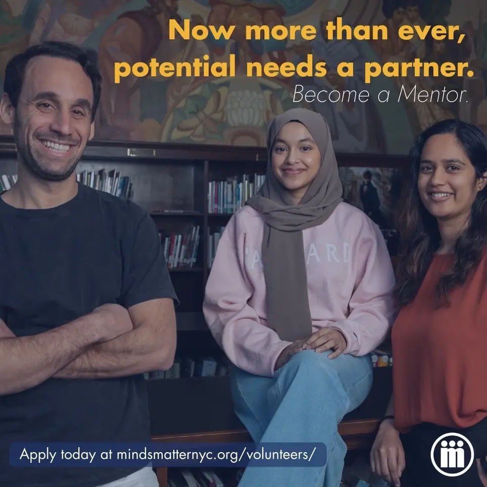 Mentor NYC High School Students with Minds Matter NYC