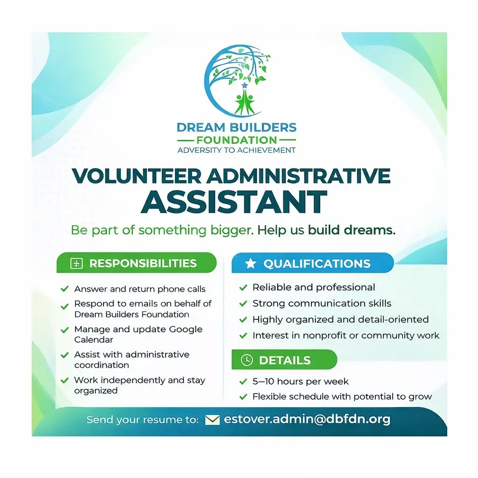 Volunteer Administrative Assistant