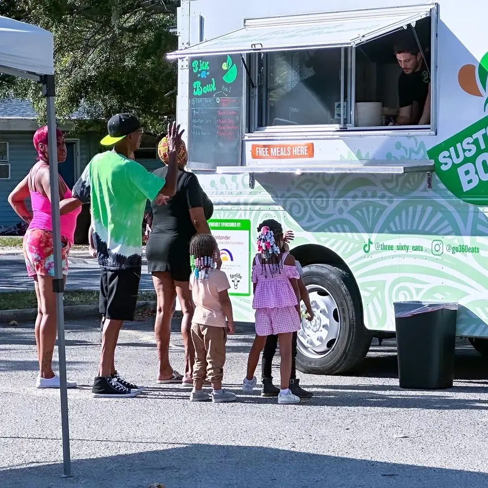 Serving Meals To Needy