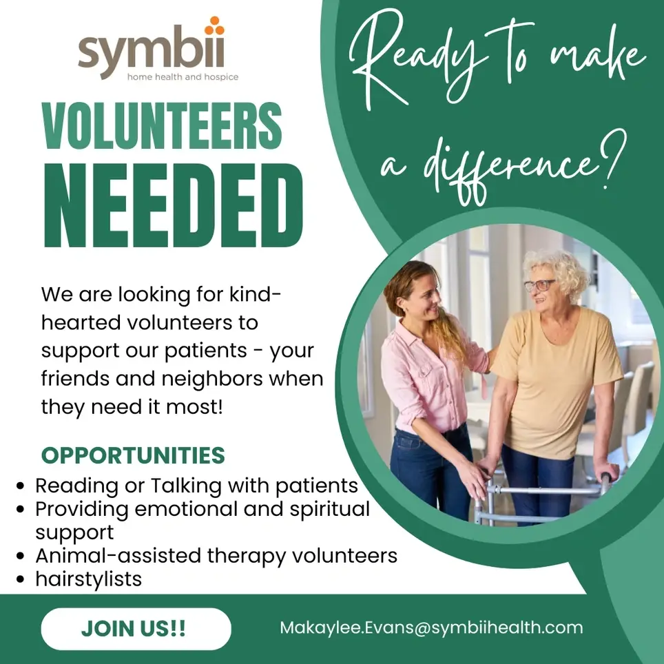 Volunteer with Symbii Home Health and Hospice!