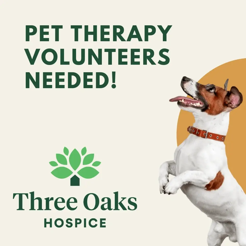 Join Us in Spreading Joy and Comfort! Volunteer with Your Certified Pet Therapy Dog for Hospice.