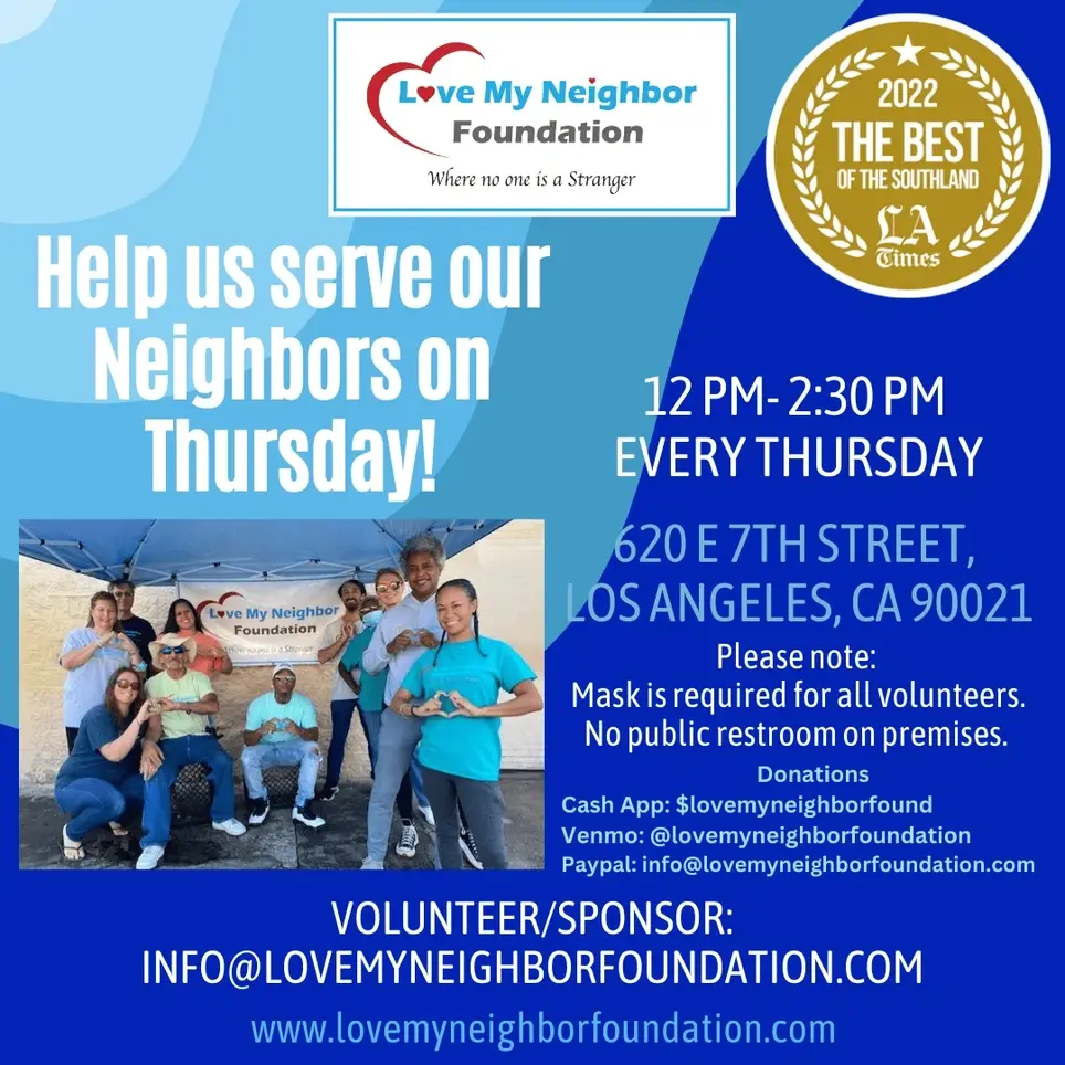 Feeding the Homeless on Thursdays