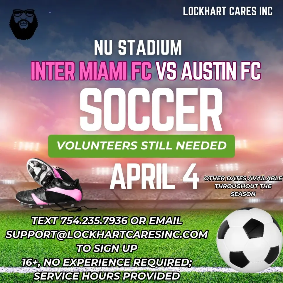Where Soccer Meets Service: Join Our Freedom Park Lockhart Cares Inc Volunteer Team