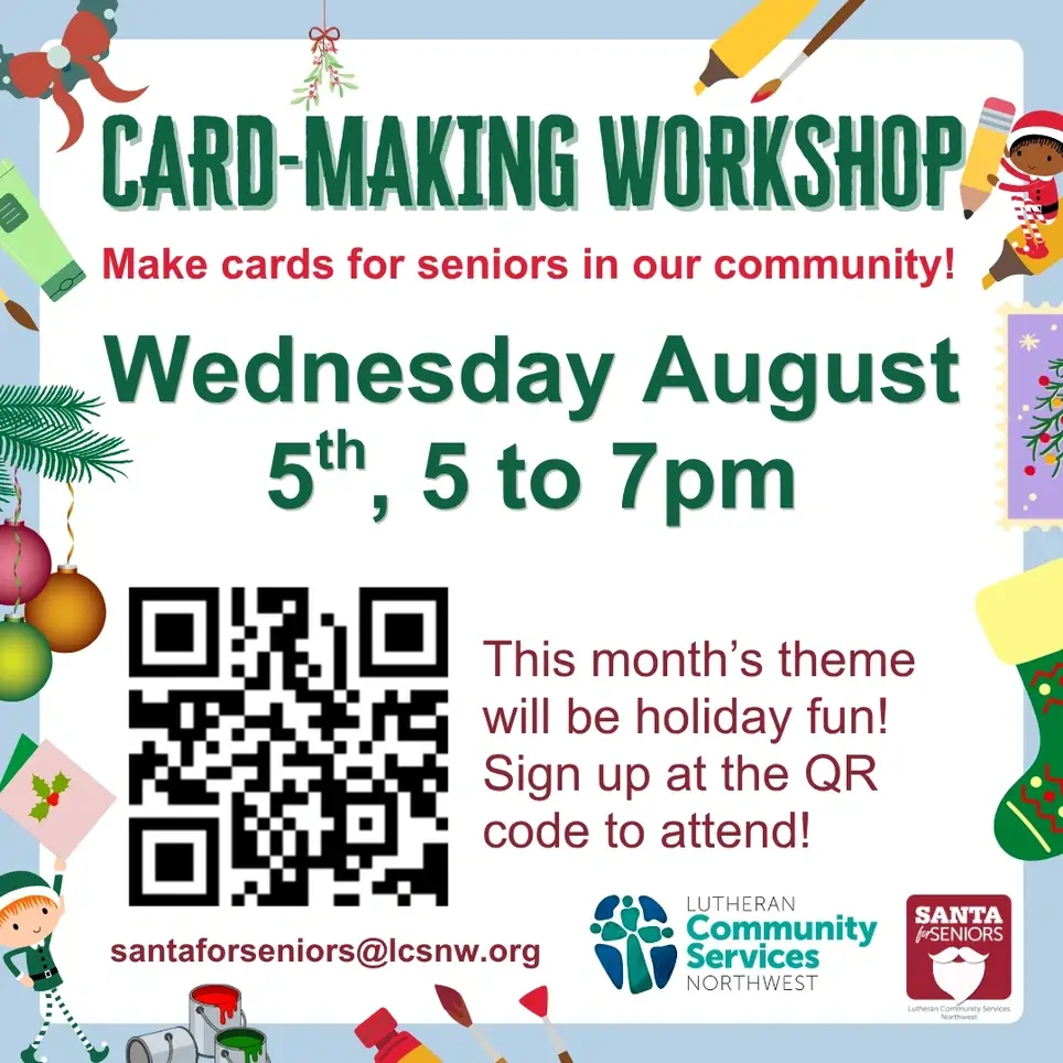 Make cards for seniors in our community!
