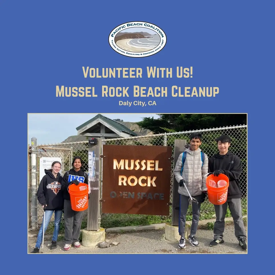 Take Action for Cleaner Oceans: Mussel Rock Beach Cleanup Event in Daly City, CA