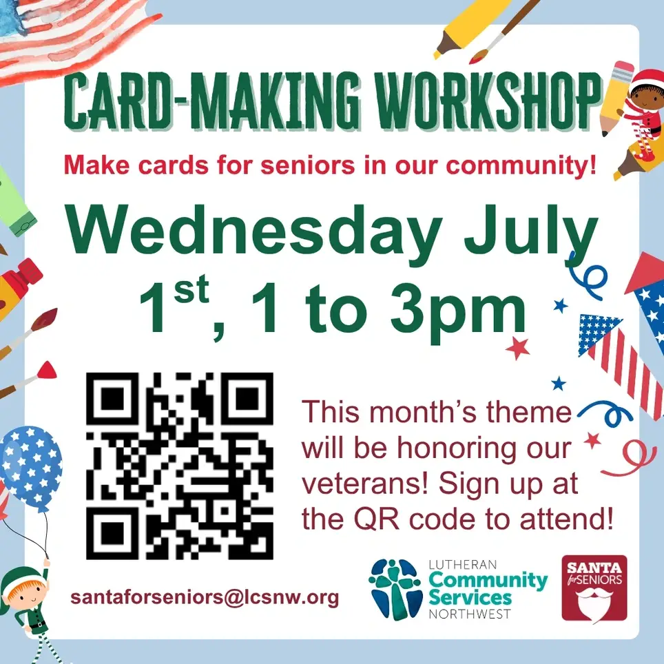 Make cards for seniors in your community!