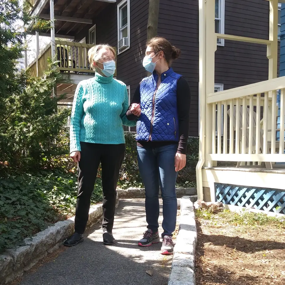 Walk with a Blind Woman in Natick!