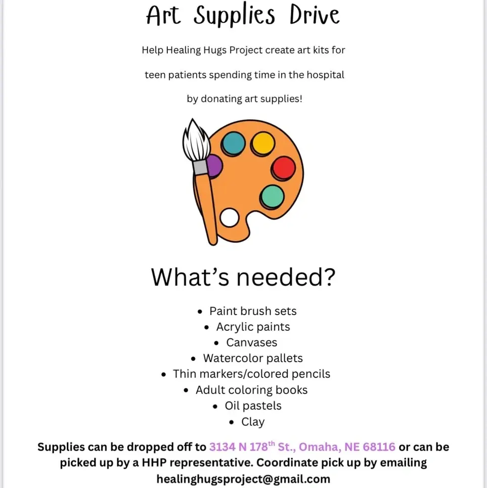 Art Supplies Drive