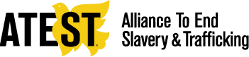 Logo of Alliance to End Slavery and Trafficking (ATEST)