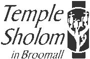 Logo of Temple Sholom in Broomall